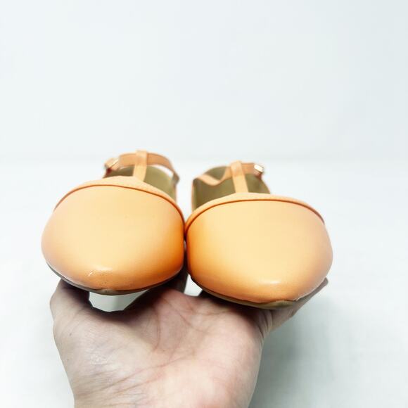 [ModCloth] Turn Back Prime T-Strap Retro Pointed Toe Vegan Ballet Flats Size 11 - Picture 4 of 11